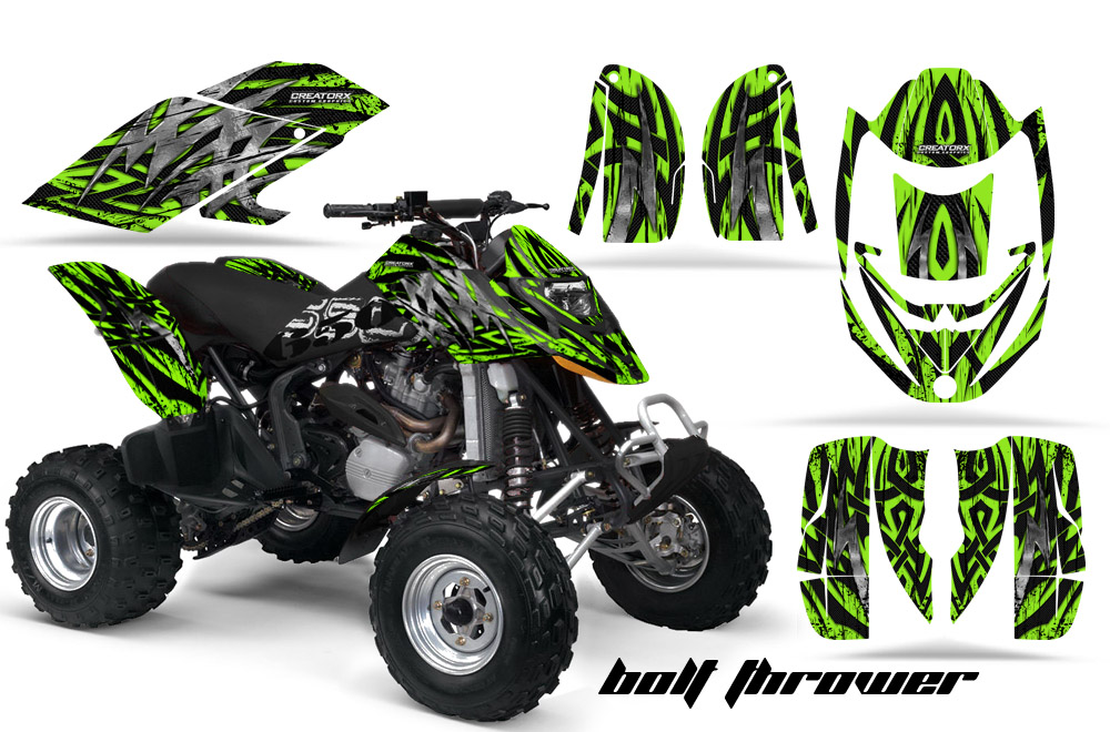 Can-Am DS650 Graphics Kit Bolt Thrower Green